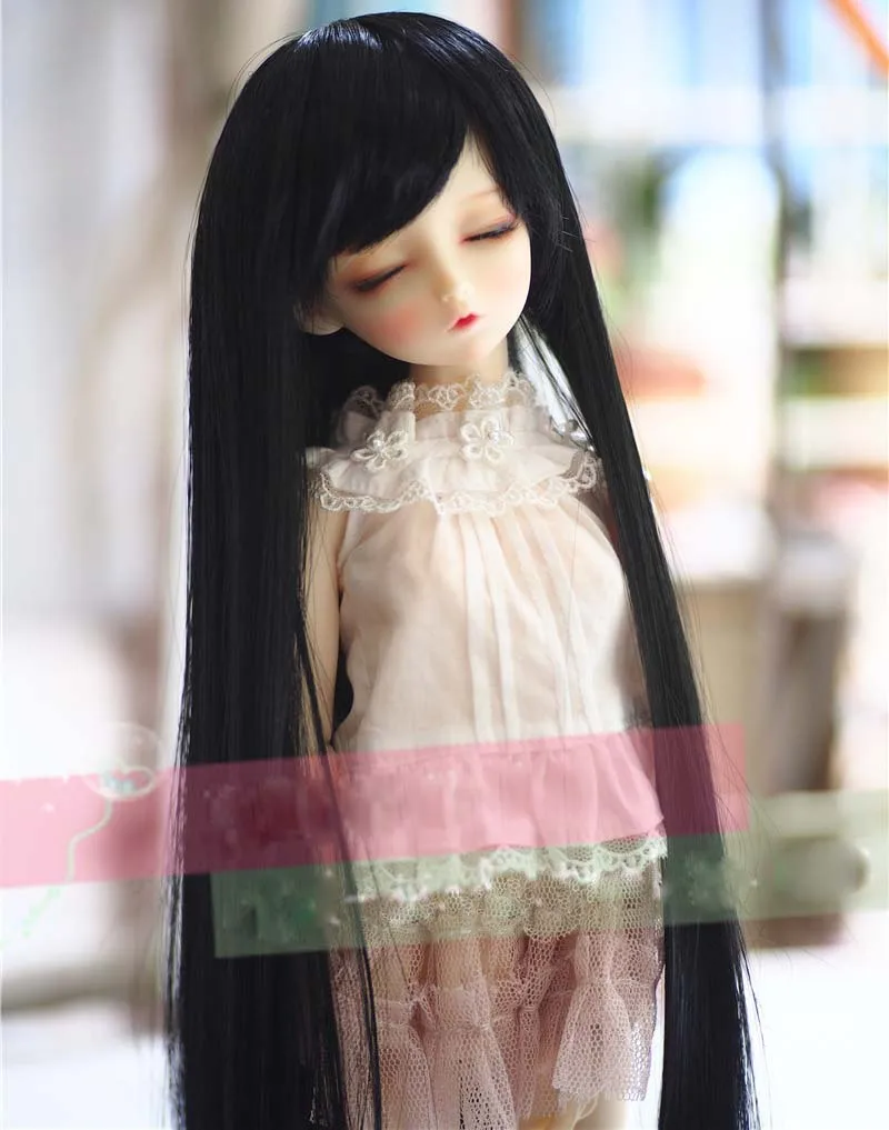 Модный стиль 1/3 1/4 1/6 Bjd SD парик для куклы высокотемпературная проволока длинные