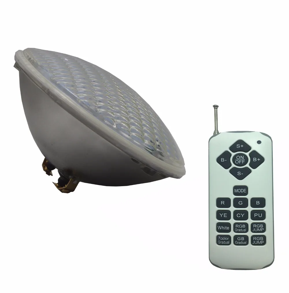 Подводный светильник 24 Вт, 36 Вт, 72 Вт, стеклянный светодиодный прожсветильник для бассейна PAR56, RGB 12 В переменного тока, Piscina, RGBW, многоцветный, теплый, белый, холодный белый