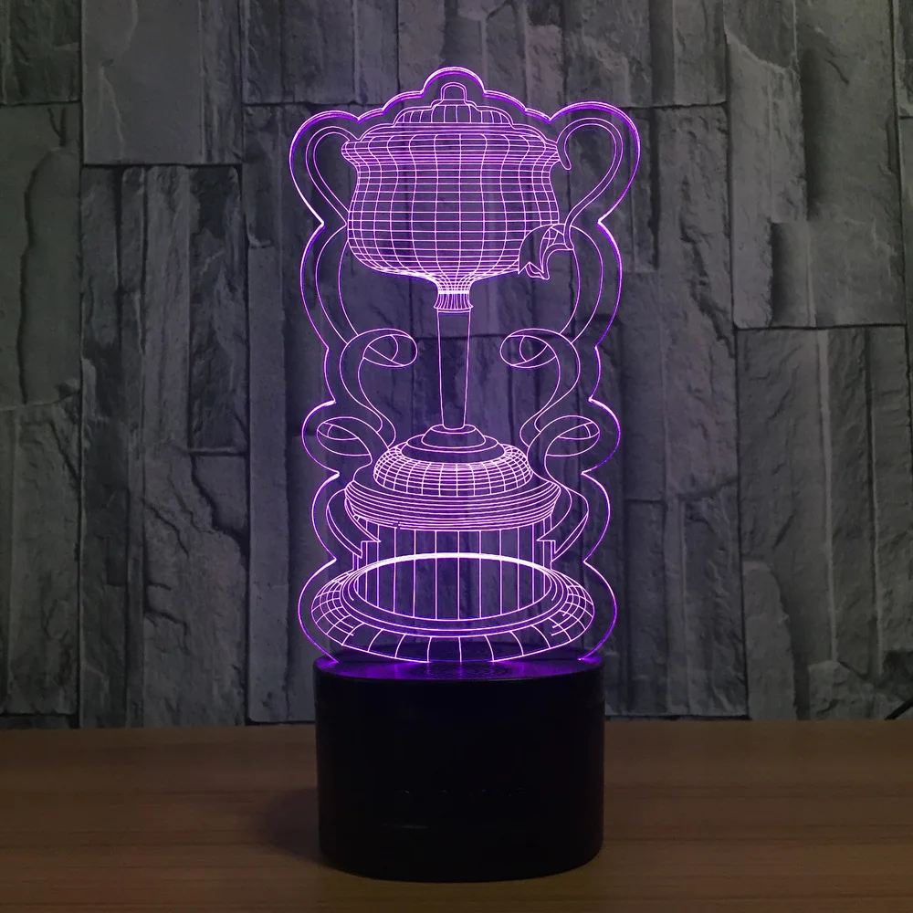 3d светильник 7 цветов светодиодный ночник для детей сенсорный Led Usb Таблица Lampara