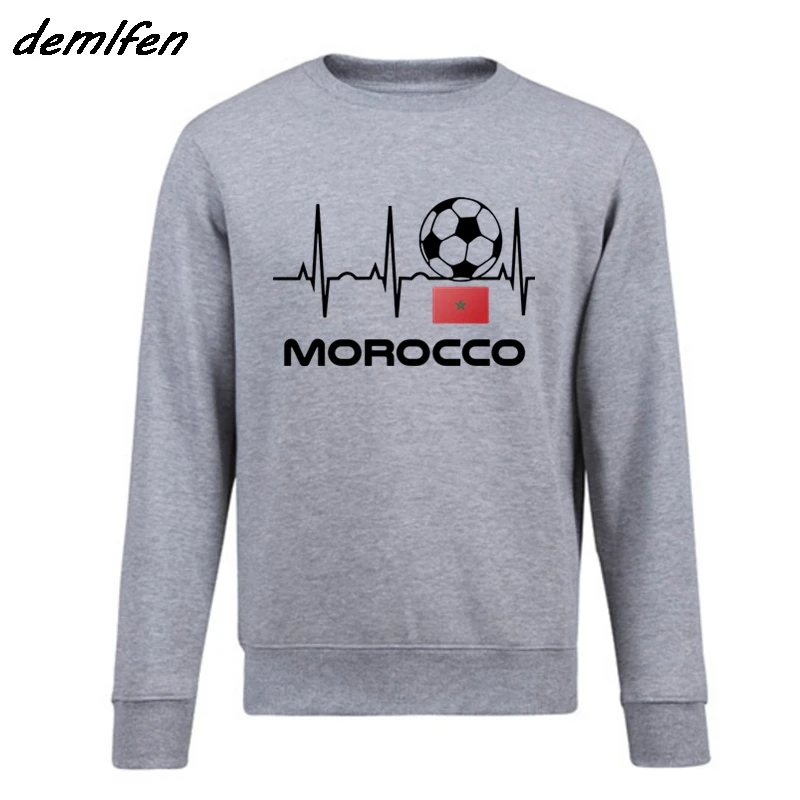 Толстовка с капюшоном новинка мультяшный свитшот марокканский футбол