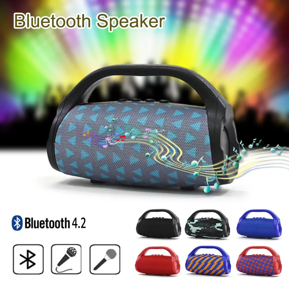 BS118 Bluetooth динамик двойной динамик сабвуфер открытый портативный плагин карты Мини Bluetooth динамик