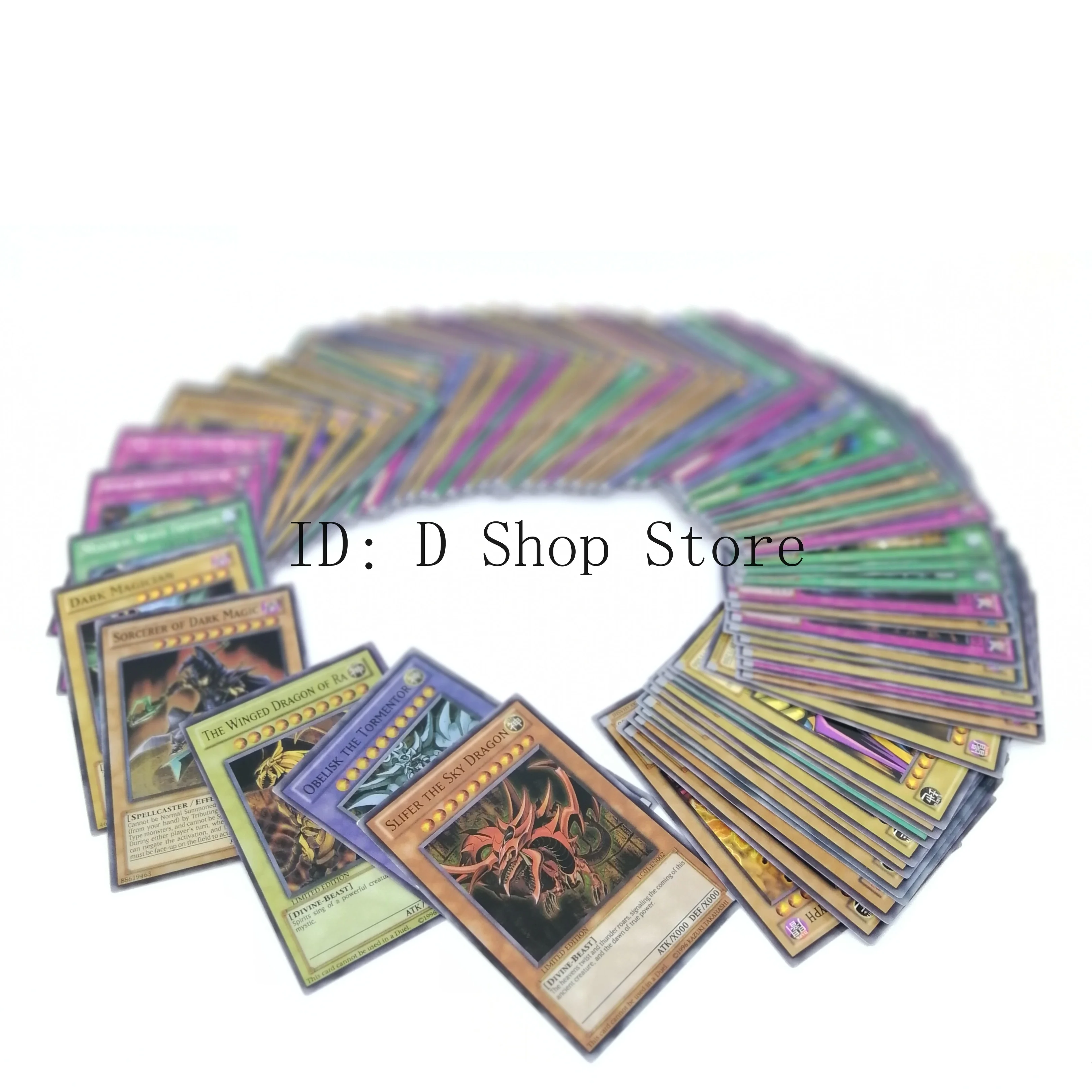 66 шт Yu-Gi-Oh карт содержит 3 магических богов Yogioh lovers Коллекционное издание