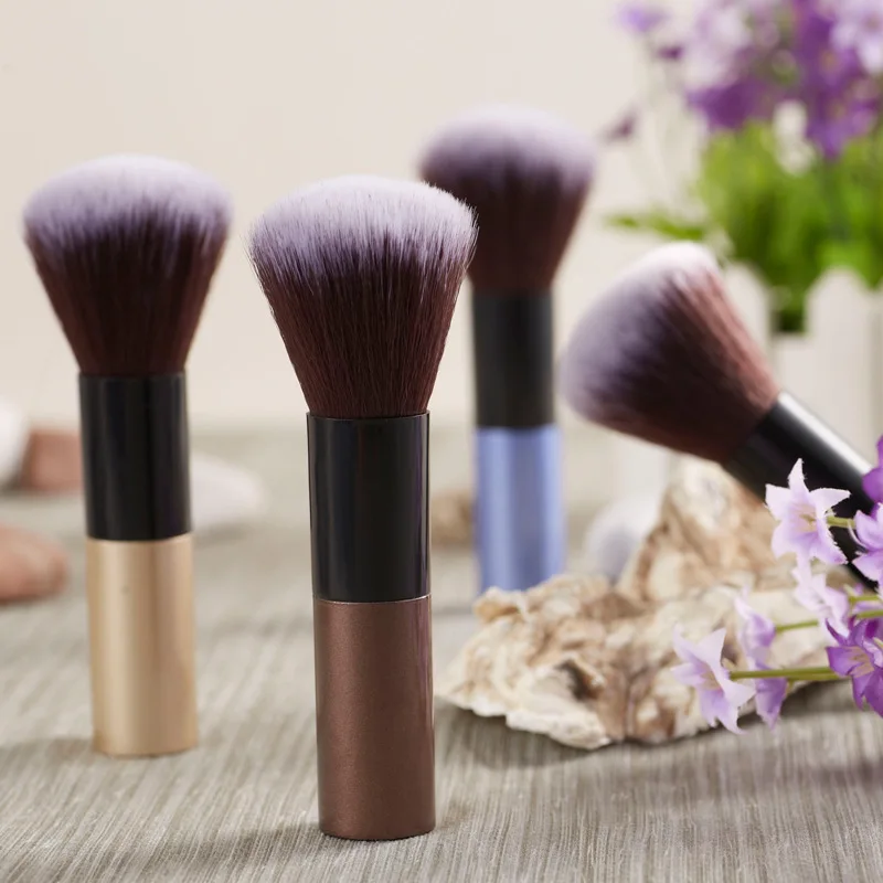 2017 кисть для основы макияжа с алюминиевой ручкой оригинальная подарочная