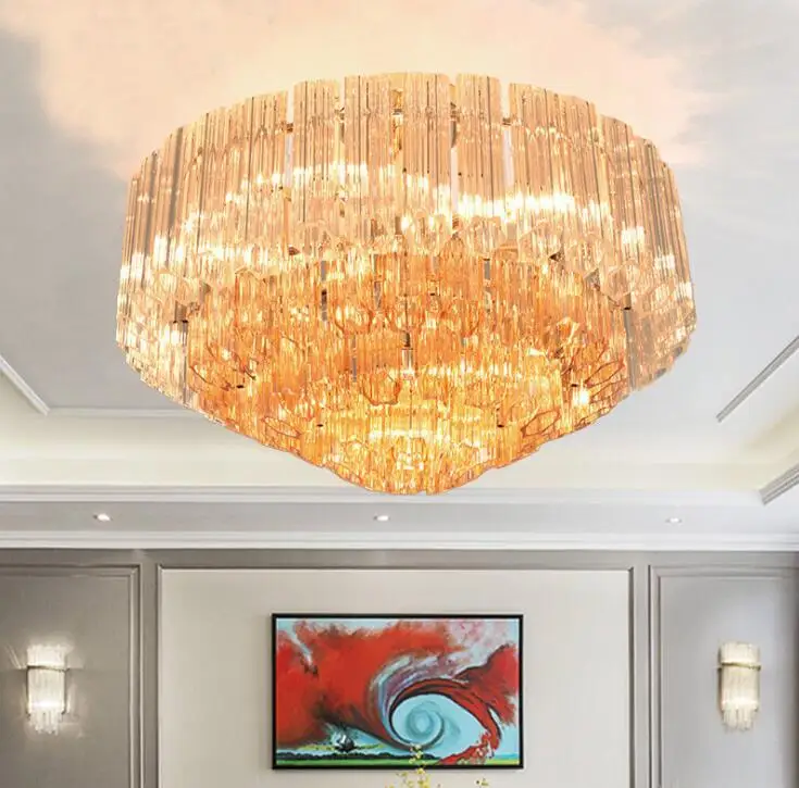 

Современная атмосферная модель комнаты, художественная хрустальная люстра, стеклянная трубка сливы, светильник для гостиной, роскошная ху...