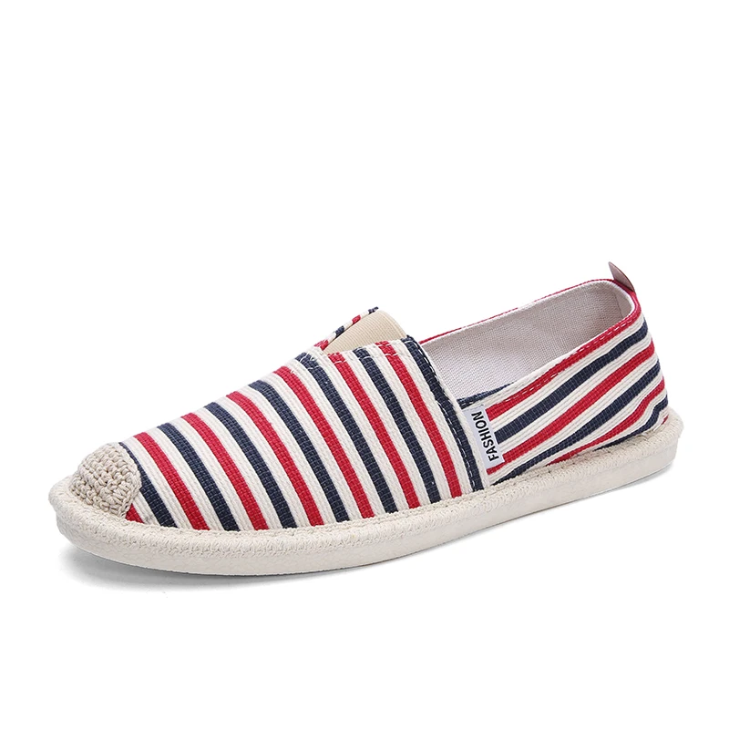 2019 New Men Casual Shoes Loafers Slip on Breathable Hemp Men's Zapatos Hombre Sapatos Fashion Male Sneaker Cheap | Обувь