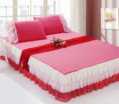 Skymay (skymay) все cottonprincesseslace edgebedskirtantiskidthree-piecefour сезона gmbed пробован | Дом и сад