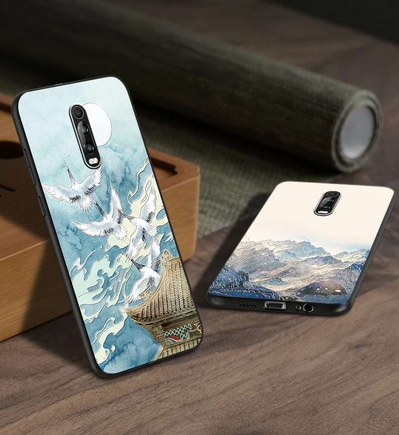 Рельефный чехол для Xiaomi Redmi K20 Pro чехол противоударный HD 3D рельефный силиконовый чехол для Redmi K 20 чехол Licoers Официальный чехол
