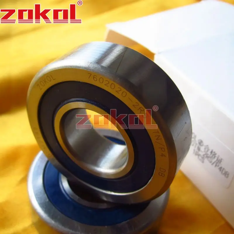 Осевой шаровой подшипник zokol 7602020 TN 2RS P4DB C 760204 2RSDB 20*47*14 мм|bearing bearing|bearing angularbearing axial |