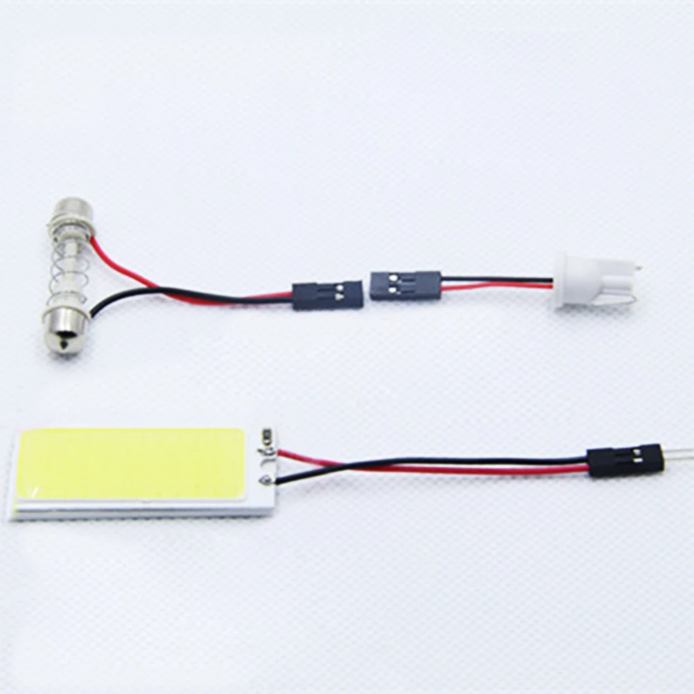 Универсальный весна двойной коннектор Sharp T10 36 SMD COB Светодиодные Автомобильные