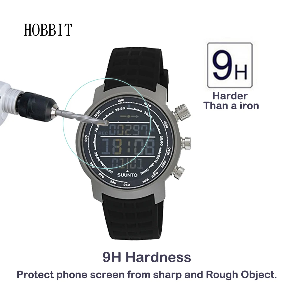 2 упаковки для смарт часов SUUNTO Elementum Terra пленка 0 3 мм 2.5D 9H из закаленного стекла
