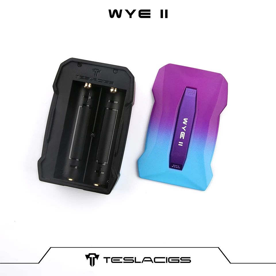 Оригинальный Tesla WYE II 215 Вт TC коробка мод Teslscigs 2 пара дюймов 0 96 цветной экран
