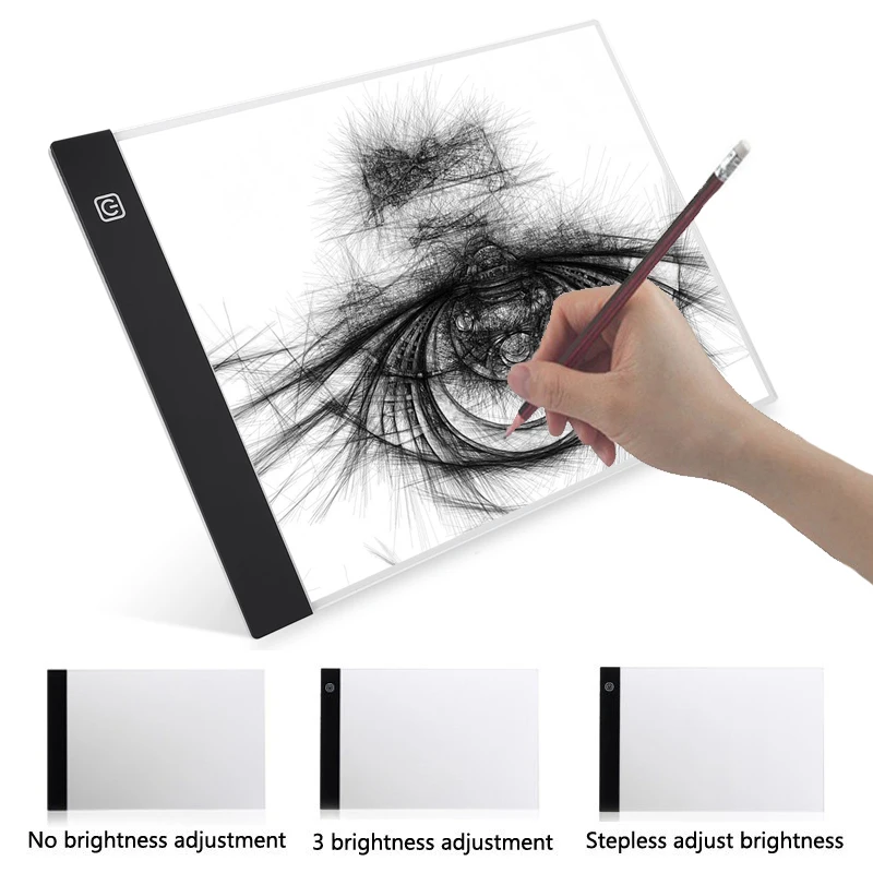 А4 рисунок планшет игрушки лист для копирования с подсветкой светодиодный свет