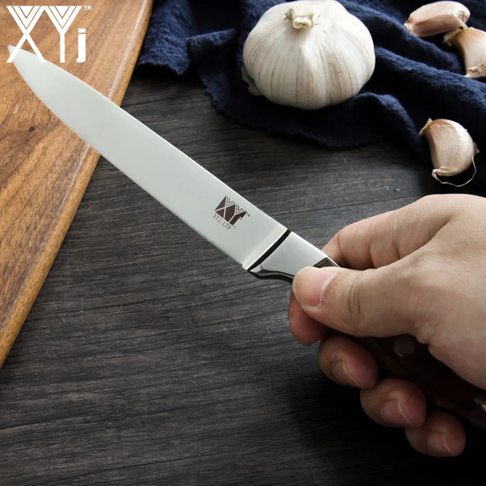 XYj 8 "дюймовый шеф повара Knfe 7" японский кухонный нож из нержавеющей стали 5 "Универсальный Кливер