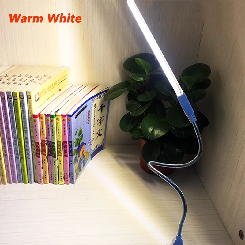 Портативный 24 Led лампа для чтения USB Led светильник книги для банка питания ноутбука мини-лампа с USB Luminaria
