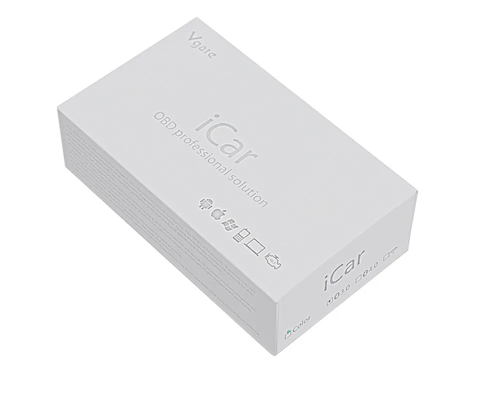 Оригинальный Vgate iCar2 Wi-Fi/Bluetooth Elm327 Wi-Fi считыватель кода Поддержка OBDII автомобили