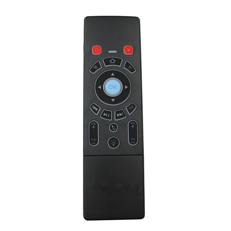 Fly Air Mouse T6 L 2 4 ГГц беспроводная мини клавиатура Blacklight и сенсорная панель для Android TV