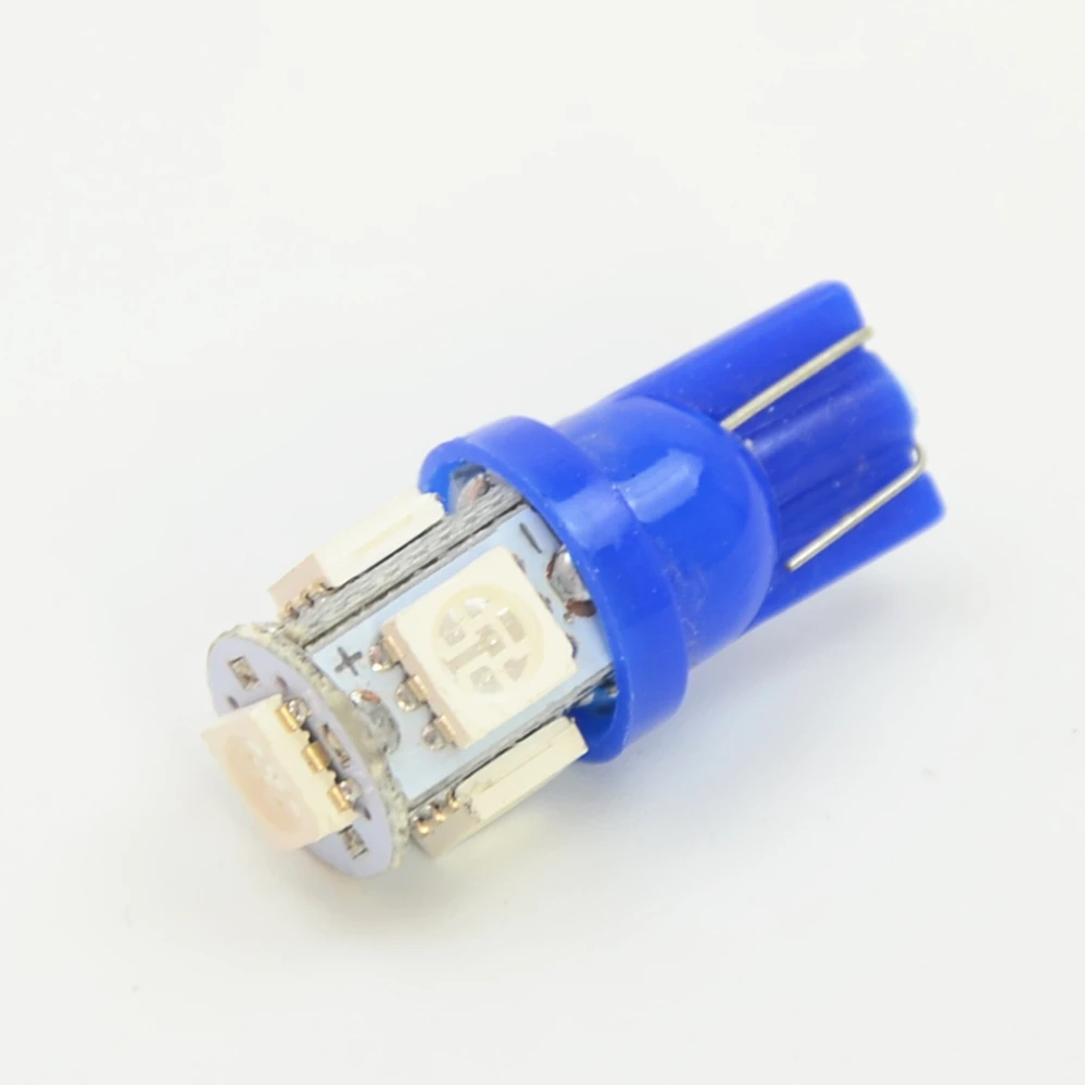 6 шт. большая акция T10 W5W 168 194 Янтарный 5050 SMD 5 LED Автомобильные Боковые клиновидные