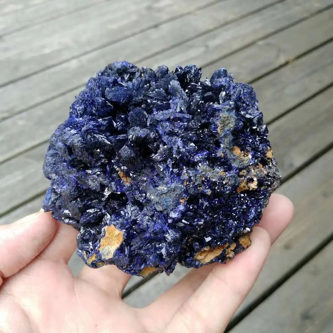 Исцеление Азурит камни сырья азурит Малахит кластера грубые Malchite минеральные