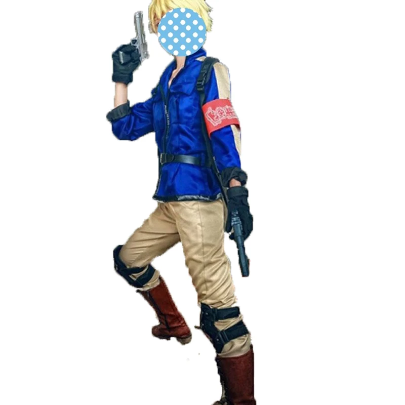 Новый аниме Aoharu x Machinegun Masamune Matsuoka боевой костюм косплей с накидками и поясными