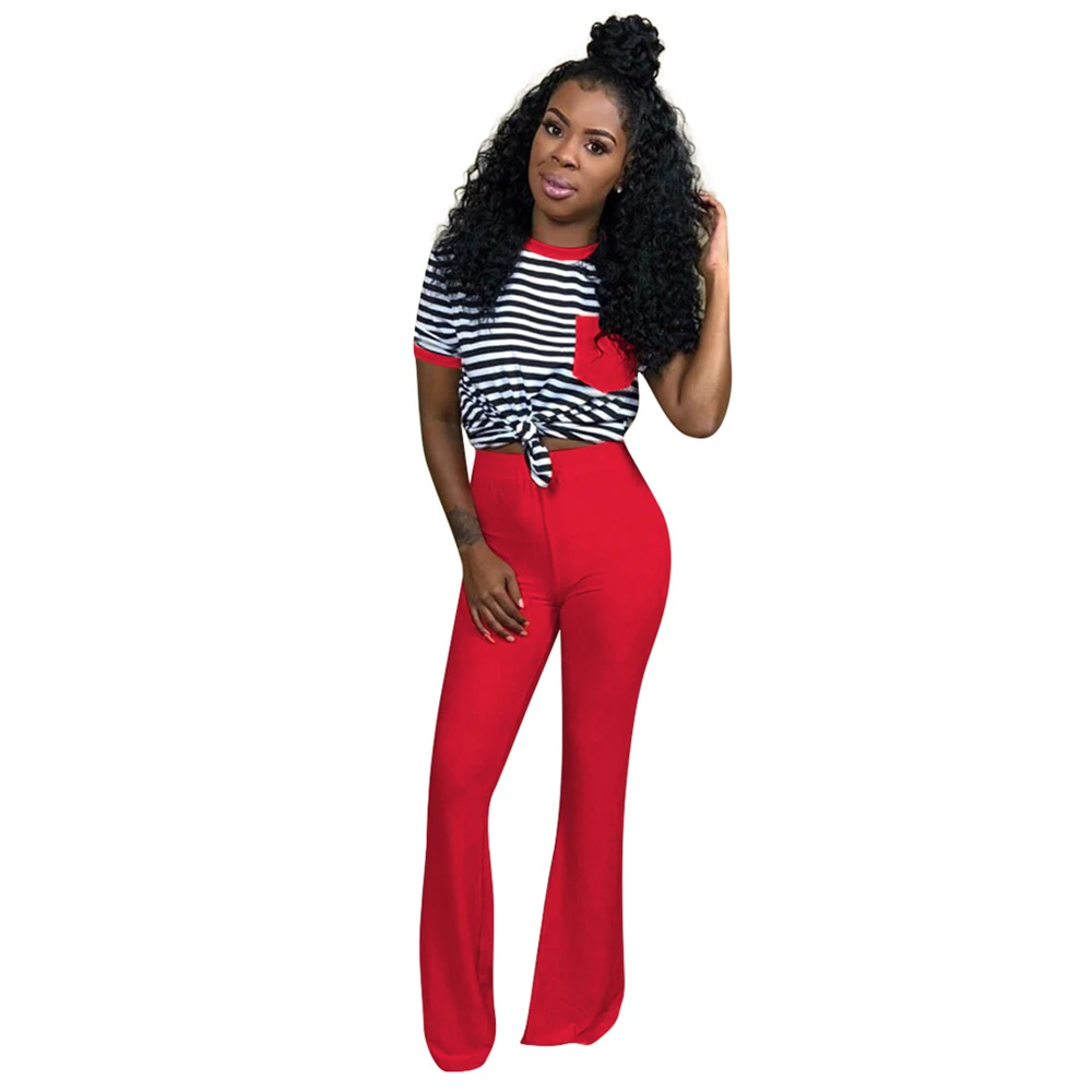 Комплект из 2 предметов с круглым вырезом для женщин элегантный комплект двух в