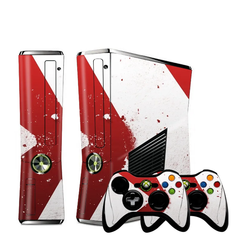 3D модель на заказ виниловая консоль чехол для microsoft xbox 360 тонкая кожа наклейки контроллер защитный для xbox 360 S