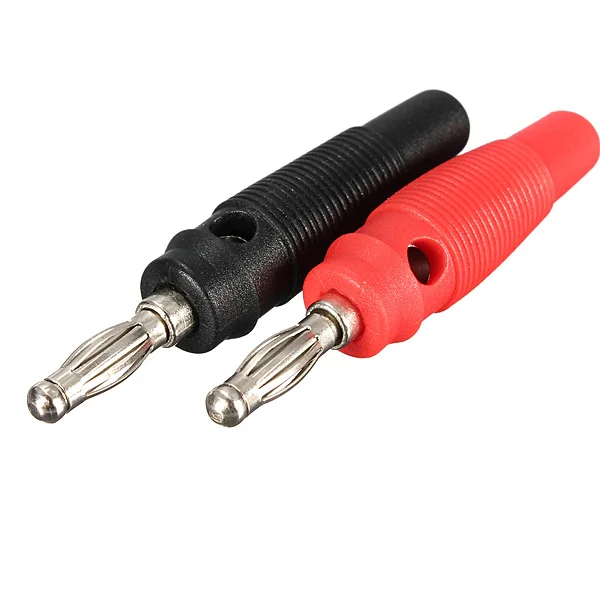 2Pcs 55mm Nickel Plated Solderless Speaker For 4mm Banana Plug Audio Jack Connector Red Black | Обустройство дома