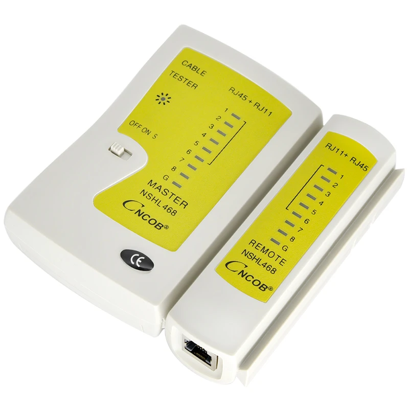 Сетевой кабель CNCOB RJ45 и RJ11 инструмент для тестирования сети Ethernet LAN Cat5E Cat6A Cat3 RJ12 |