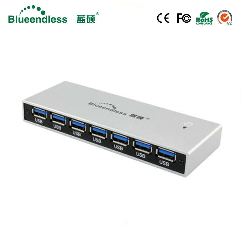 Высокое качество батареях 7 Порты usb хаб 2 0/3 0 Портативный разветвитель