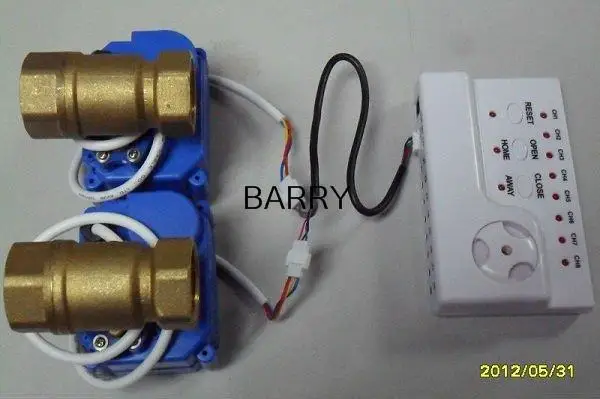 Датчик утечки воды DN15 G1/2 с двумя клапанами|flow meter|water meter flow metersflow alarm |