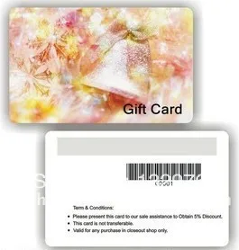 ПВХ карточка участника и подарочная с приятной печатью CMYK|card card|card giftcard pvc |