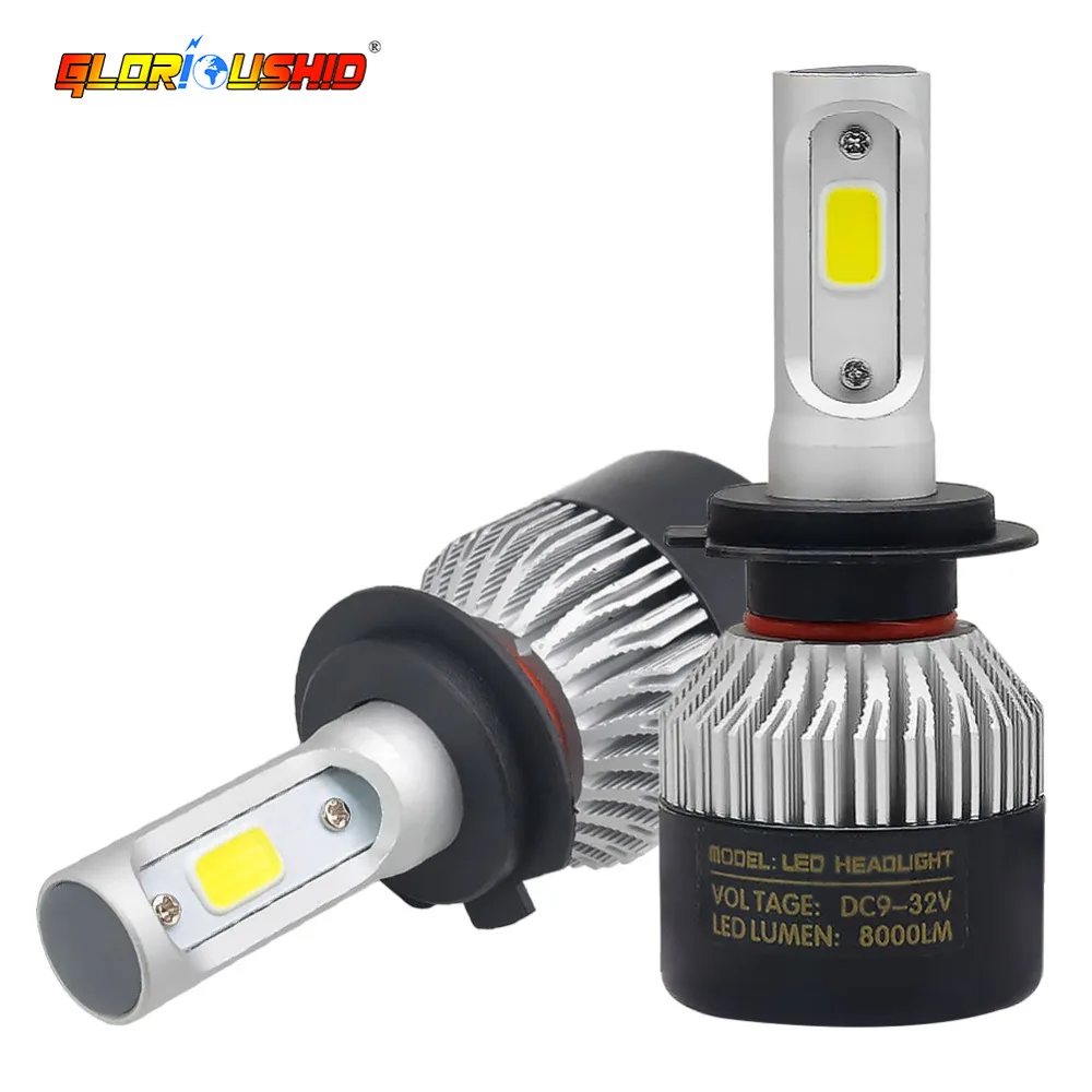 H11 Led H7 H4 H8 H9 9005 HB3 9006 HB4 автомобильная светодиодная лампа для фары 72 Вт 8000lm
