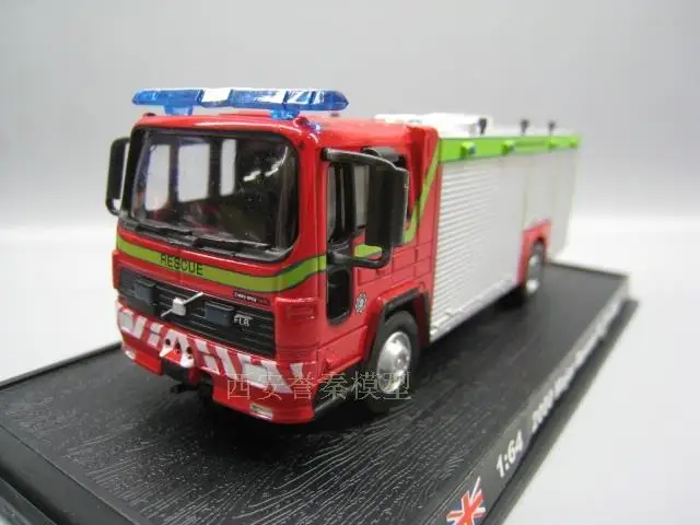 Флэш игрушки AMER 1/64 Модель 2000 для крупной спасательной команды FL 614 UK Fire Engine литые