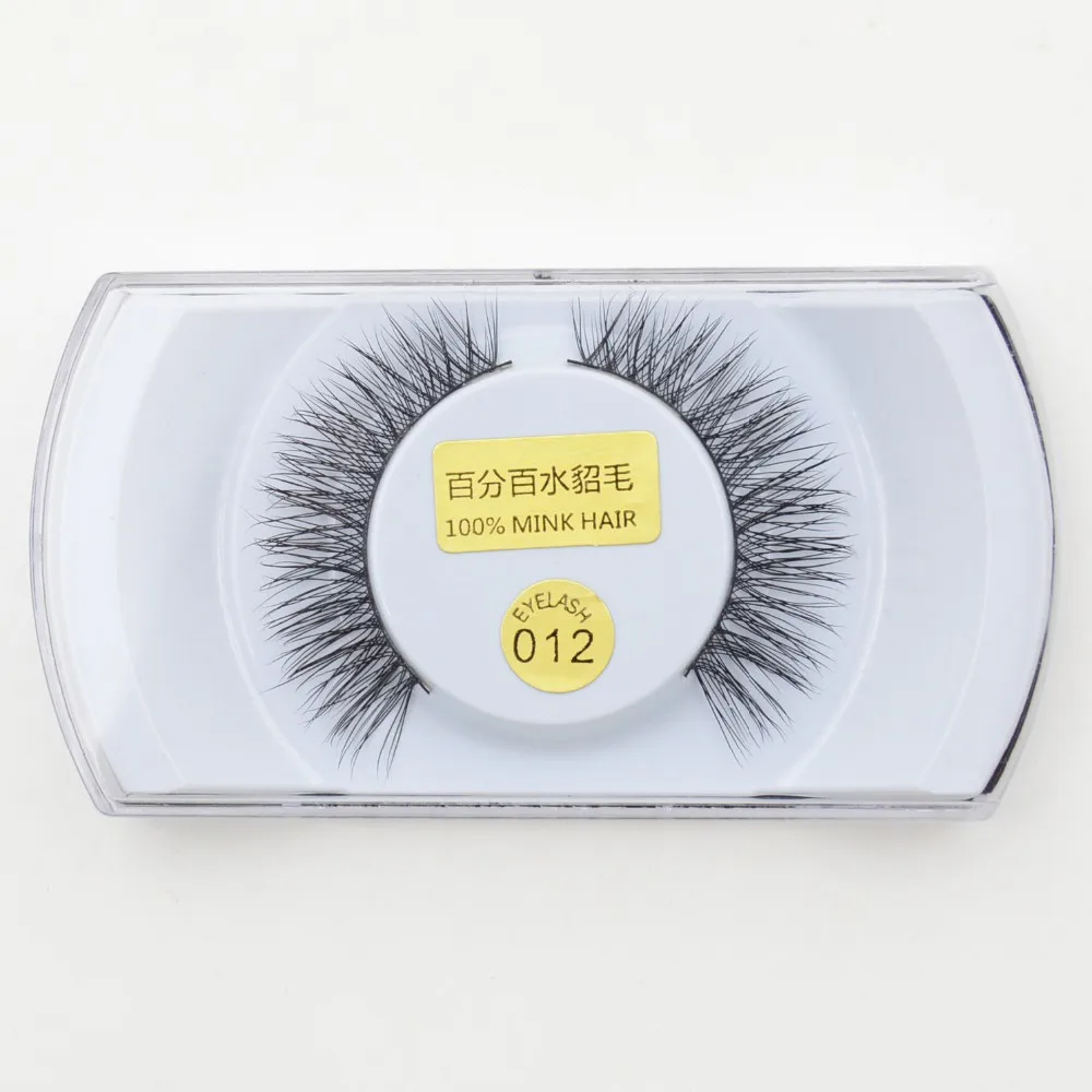 Новые 3D модные Искусственные ресницы норковые волосы ручной работы