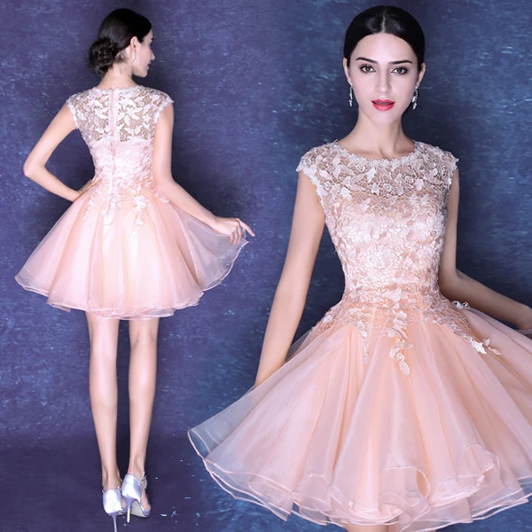 Robe de soiree, розовое и красное элегантное вечернее платье с u-образным вырезом, кружевное вечернее платье с аппликацией, праздничное платье, платья для выпускного вечера