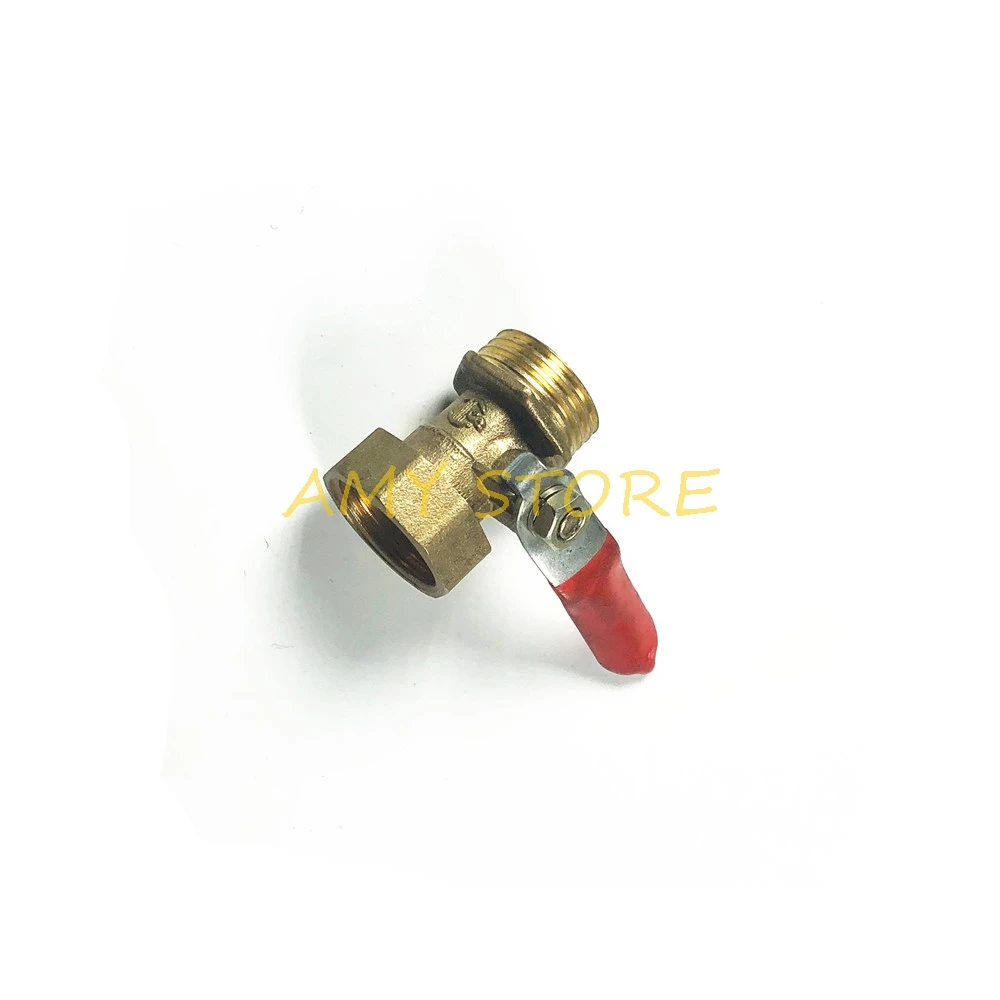 1Pc 1/8&quot 1/4'' 3/8'' 1/2'' Female to Male BSPT Threaded Ball Valve Brass for Air Oil Gas | Обустройство