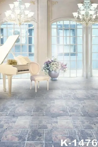 150x200cm фоновые Декорации для помещений фото фотография красивый белый фортепиано