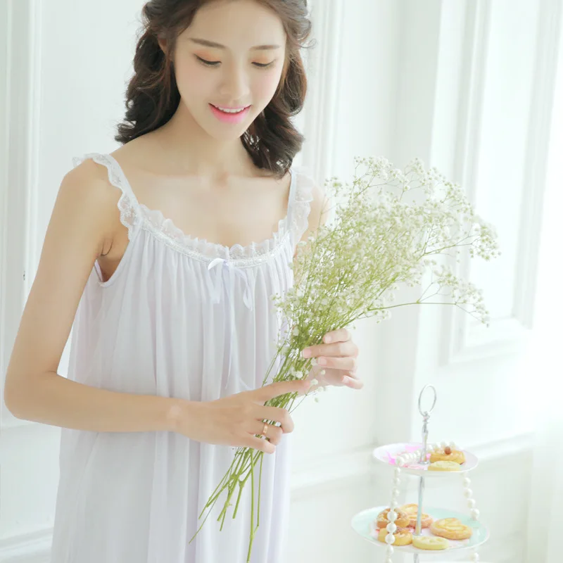 2019 летние Ночные рубашки трусы пижамы для женщин кружево круглый средства ухода