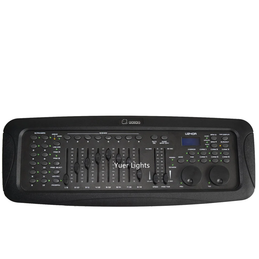 RHINO 240 профессиональный DMX контроллер сценическое освещение DJ оборудование DMX512