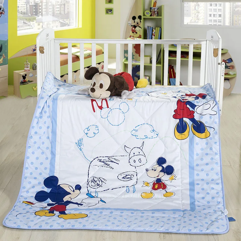 Одеяло Disney одеяло 100% хлопок Минни Микки летняя одежда для сна тонкое стеганое с