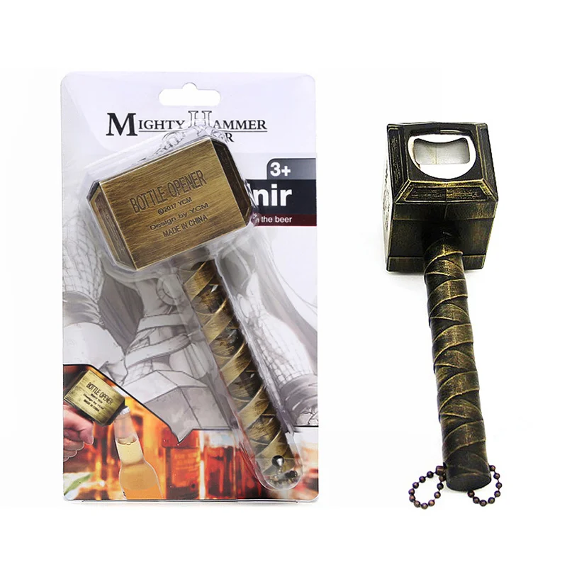 Открывалка для пивных бутылок в форме молотка Тора штопор вина гаечный ключ