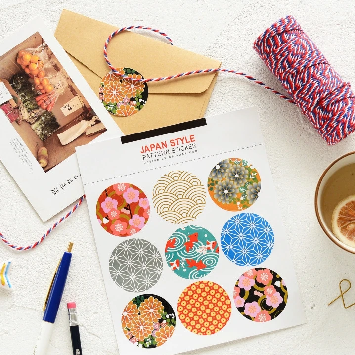 90 шт./лот 2019 японский стиль печать ручная работа упаковка для торта