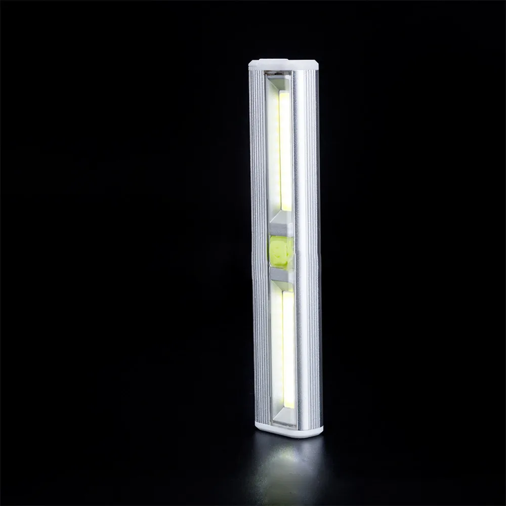 Батарея приведенный в действие 16 см COB led светодиоидная панель для кабинета домашняя аварийная лампа шкаф ночник в красный горошек с выключателем для Кухня, Лестницы, гараж