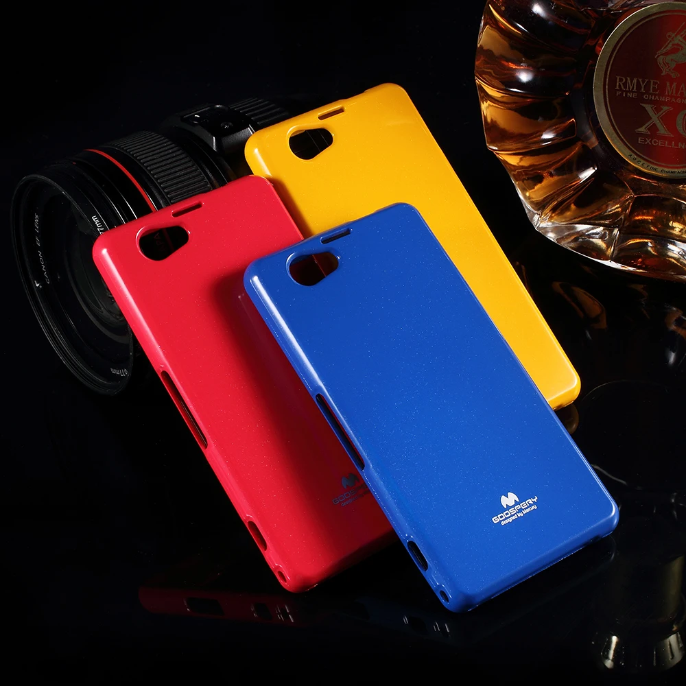 Для Sony Xperia Z1 Mini Compact D5503 Меркурий GOOSPERY Glittery Порошок ТПУ Чехол для |