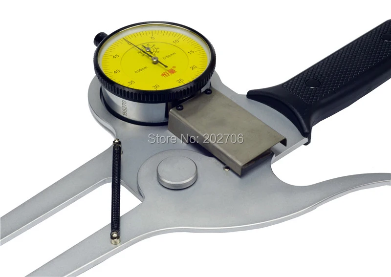 0 50 мм x 125 Наружный циферблат калибра Калибр с защелкой|caliper rule|caliper plasticcaliper tool |