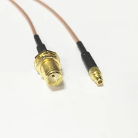 wifi router cable sma female jack nut switch mmcx male plug pigtail adapter rg178 wholesale 15cm 6