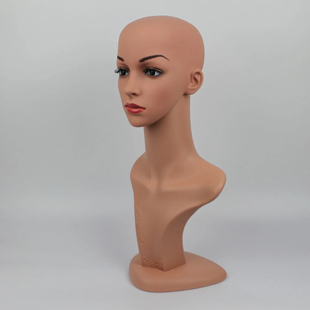 Высокое качество PE реалистичный манекен женщина головы парик D5 X|mannequin dummy head|manikin