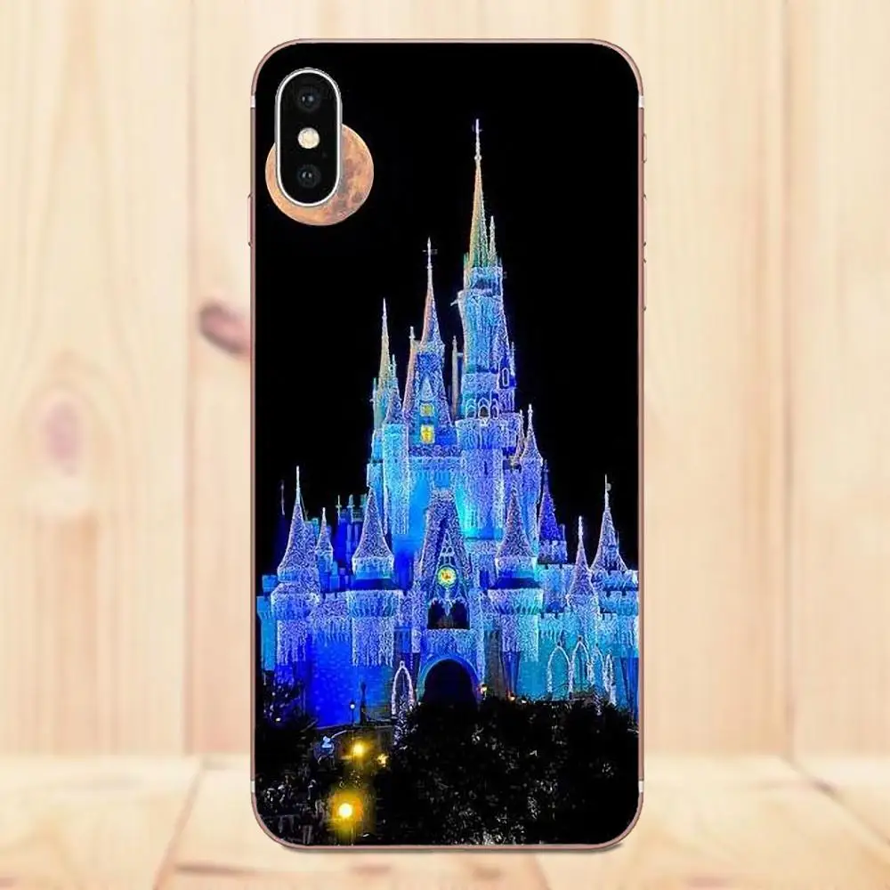 Maerknon для Apple iPhone 4 4S 5 5C 5S SE 6 6S 7 8 Plus X тонкий мир Золушки замок фейерверк | Мобильные