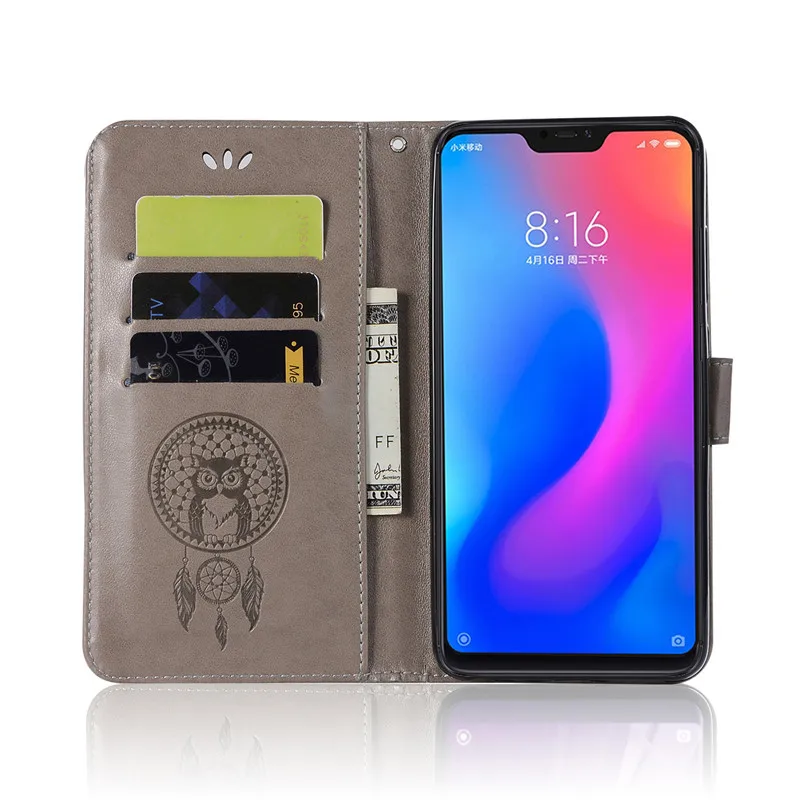 Xiaomi Mi A2 Lite Case Flip 5.84 PU Leather Phone For Global Version MiA2 A2Lite MiA2Lite Cover | Мобильные телефоны и