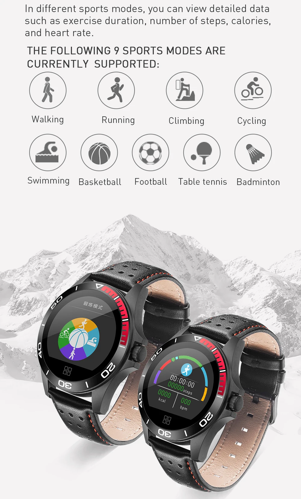 TimeOwner CK21 Смарт-часы Мульти спортивный режим фитнес-трекер Шагомер монитор сердечного ритма во время сна напоминание водонепроницаемый браслет