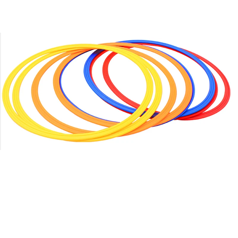 6 шт. один набор 40 см футбольные кольца для гибкого режима ПЭ чувствительное